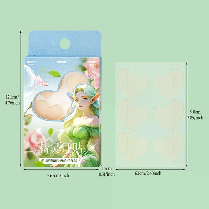 Heart-Shaped Elf Ear Stickers – Invisible Ear Corrector Patches