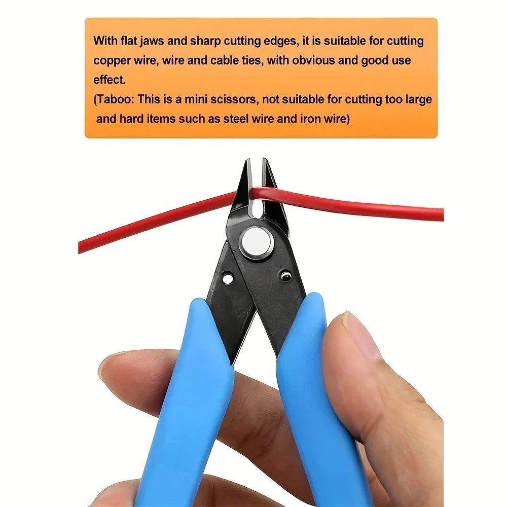 5-Inch Micro Diagonal Cutter | Flush Wire & Zip Tie Snipper