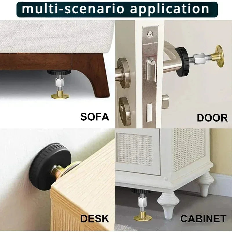 Adjustable Anti-Shake Bed Frame & Furniture Stabilizer Leg