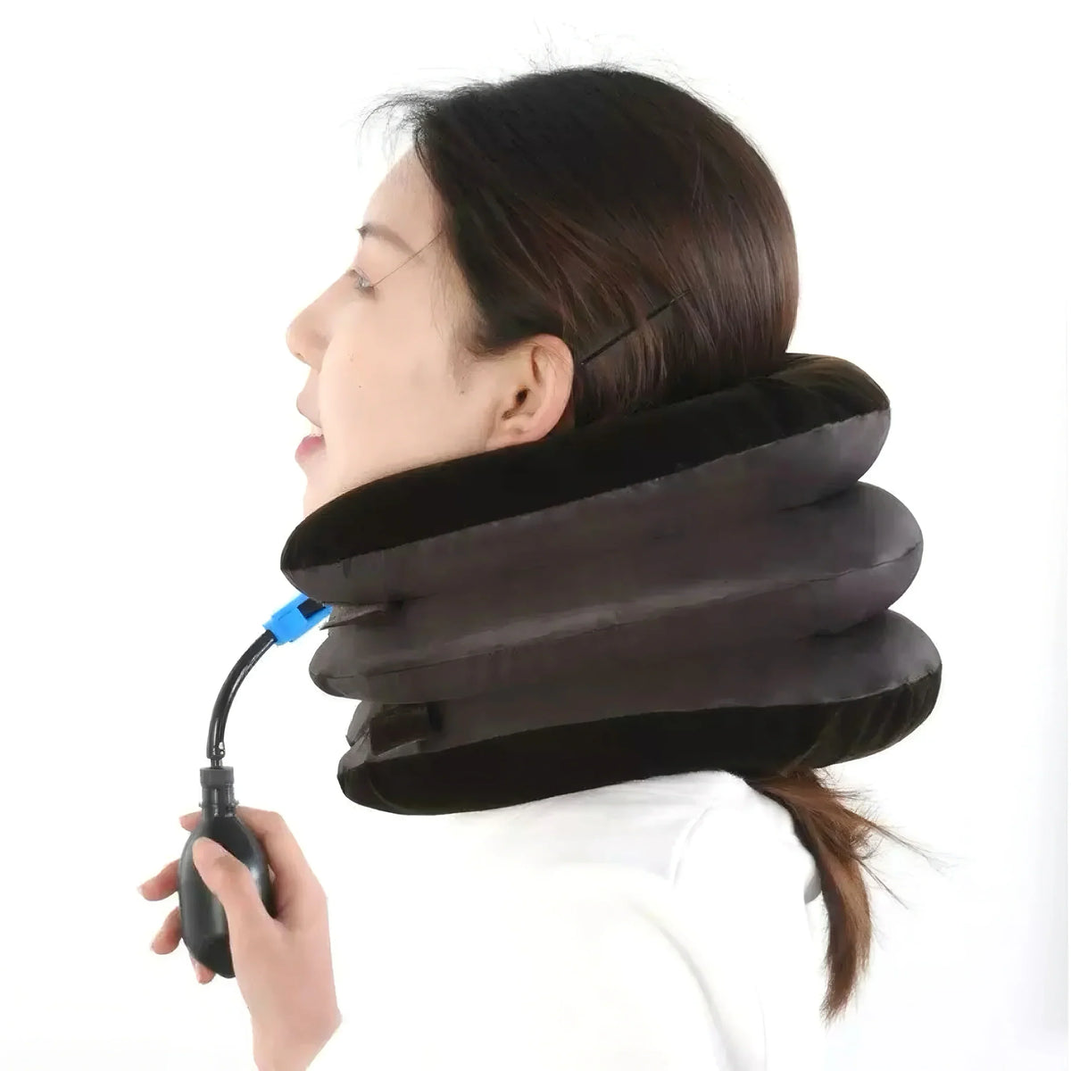 360° Inflatable Cervical Traction Neck Brace & Stretcher