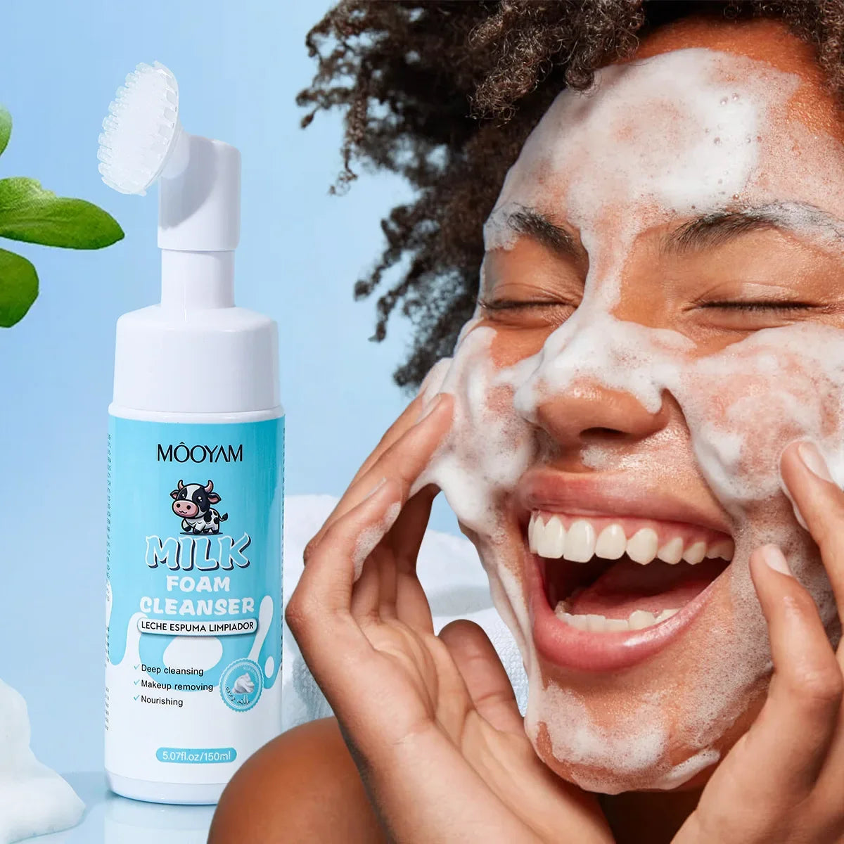 MOOYAM Vitamin C Milk Mousse Facial Cleanser 150ml