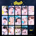 Korean BL Manhwa Photo Cards Anime Couple Character Laser LOMO Comic