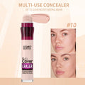USHAS 12-Shade Liquid Concealer – Rotating Sponge, Long-Lasting