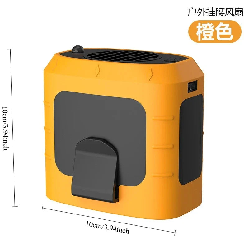 URGGU Neck Fan with 10000mAh Power Bank & LED – Outdoor Fan