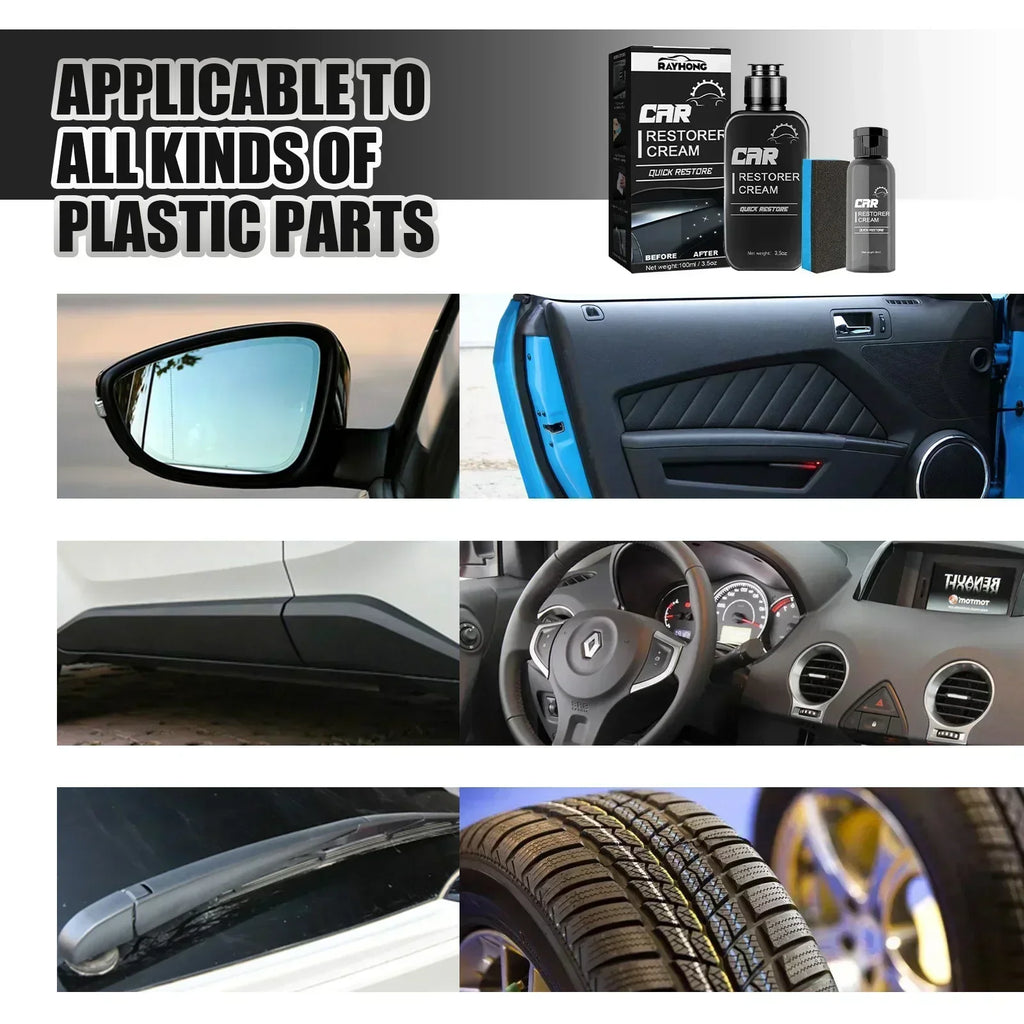 Plastic Parts Retreading Agent Leather Wax Instrument Panel Restorer