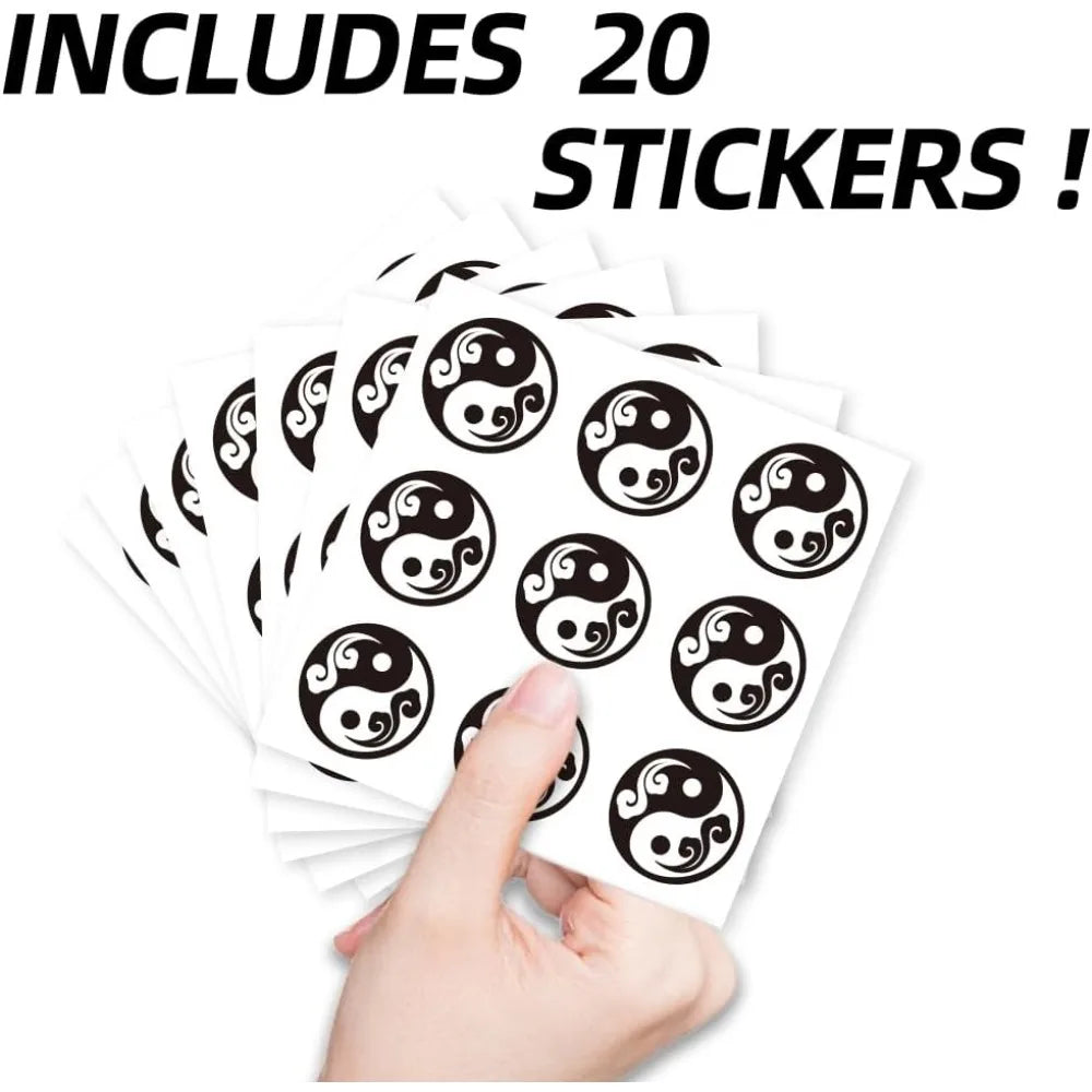 Self-Adhesive Decorative Stickers – 180 Sheets, 20 Designs