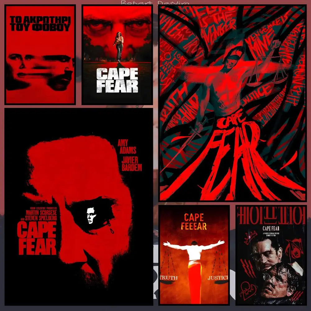 Cape Fear Movie Poster – Self-Adhesive HD Wall Art Decor