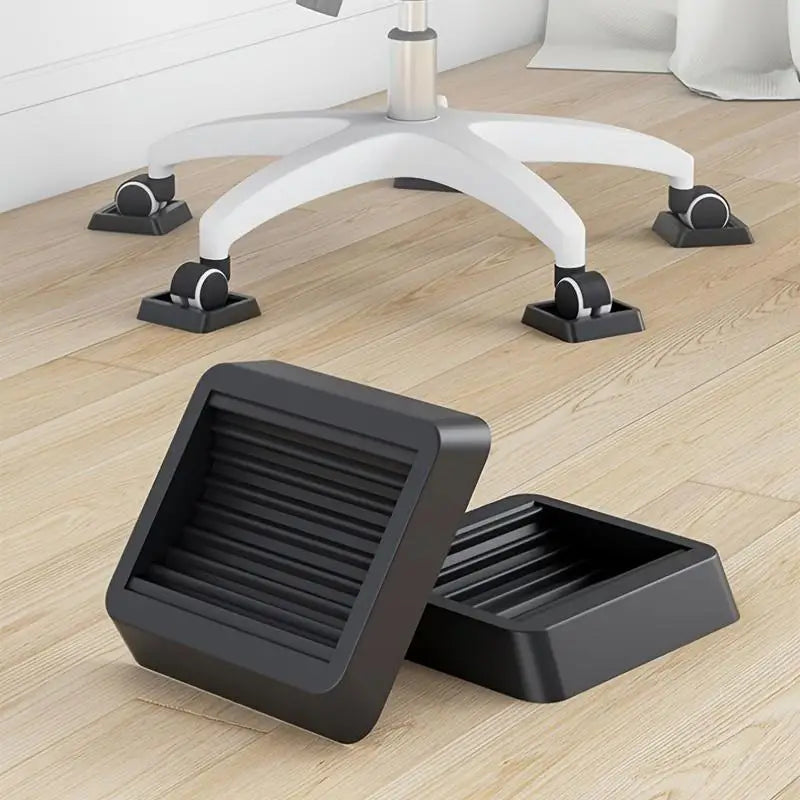 Anti Slip Furniture Wheel Fixed Pads Universal Castor Stopper Swivel