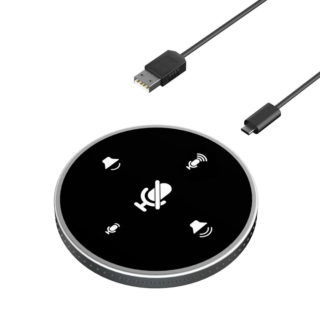 USB Conference Speakerphone | 360° Omnidirectional Mic & Speaker
