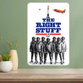 The Right Stuff Classic Movie Metal Poster Sign | Retro Wall Art