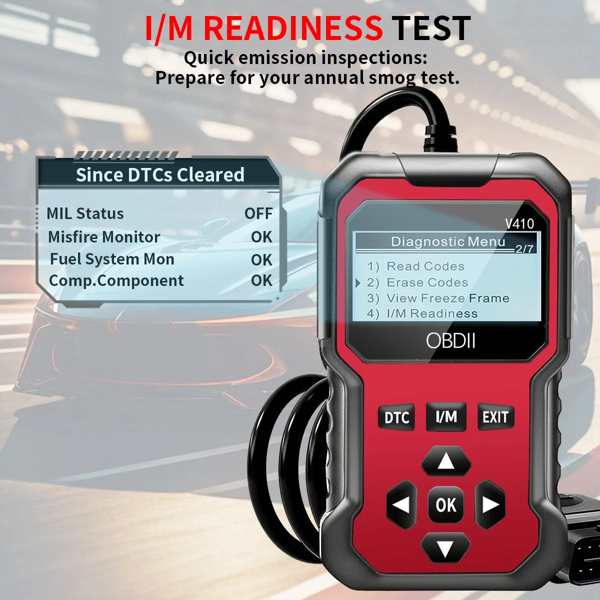 V410 OBD2 Scanner – Car & Truck Diagnostic Tool 1996+