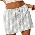 Women's Drawstring Mini Shorts – High Waist Casual Beach Shorts