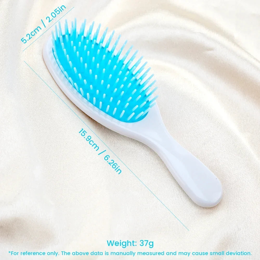 Mini Cartoon Teddy Bear Air Cushion Detangling Hair Brush