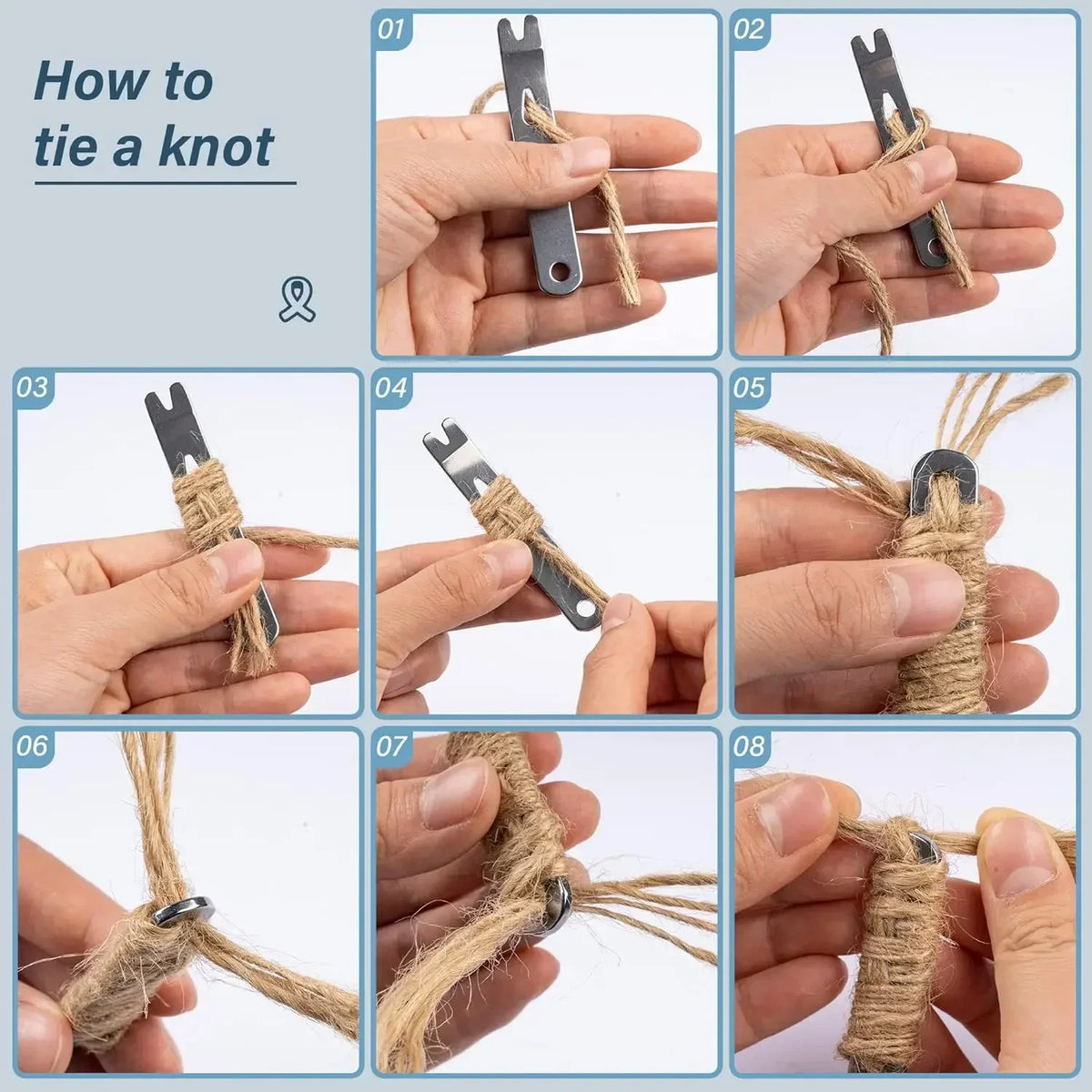 Mini EDC Stainless Steel Multitool Crowbar Keychain Pocket Tool