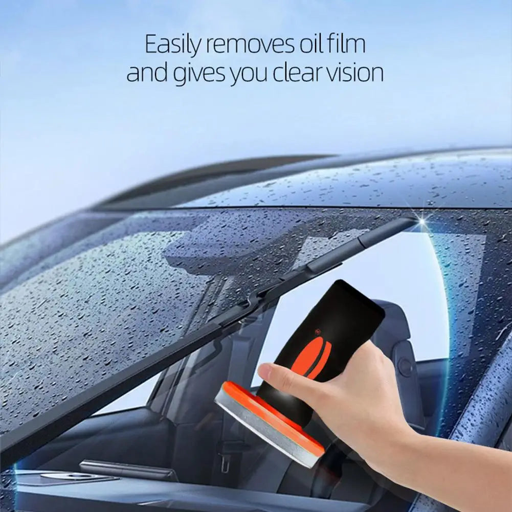 Car Glass Cleaner Brush – Oil Film & Watermark Remover