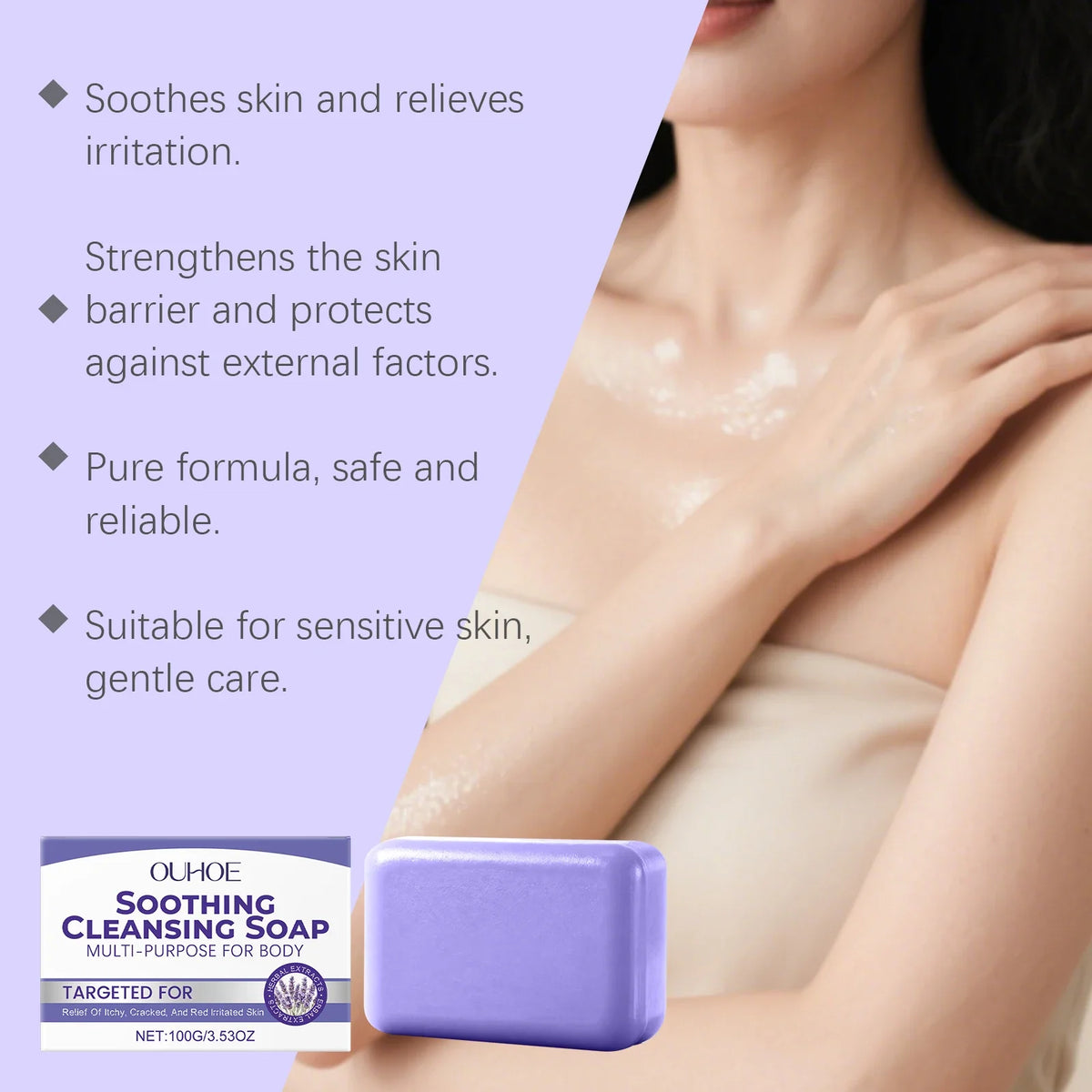 Herbal Body Cleansing Soap – Moisturizing Handmade Bar