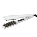 2-in-1 Ceramic Crimping & Volumizing Hair Straightener Iron