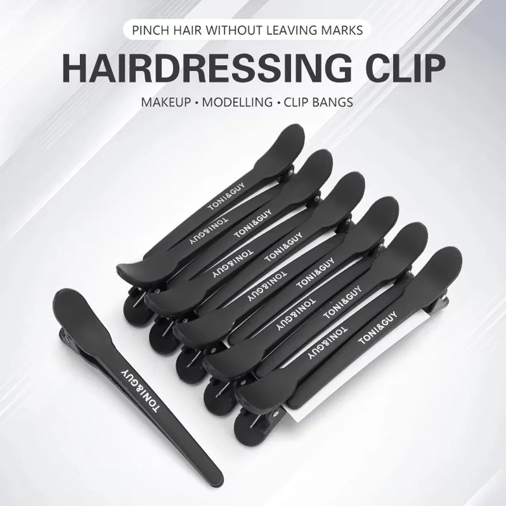 12-Piece Pro Hair Sectioning Clips – Barber & Salon Styling