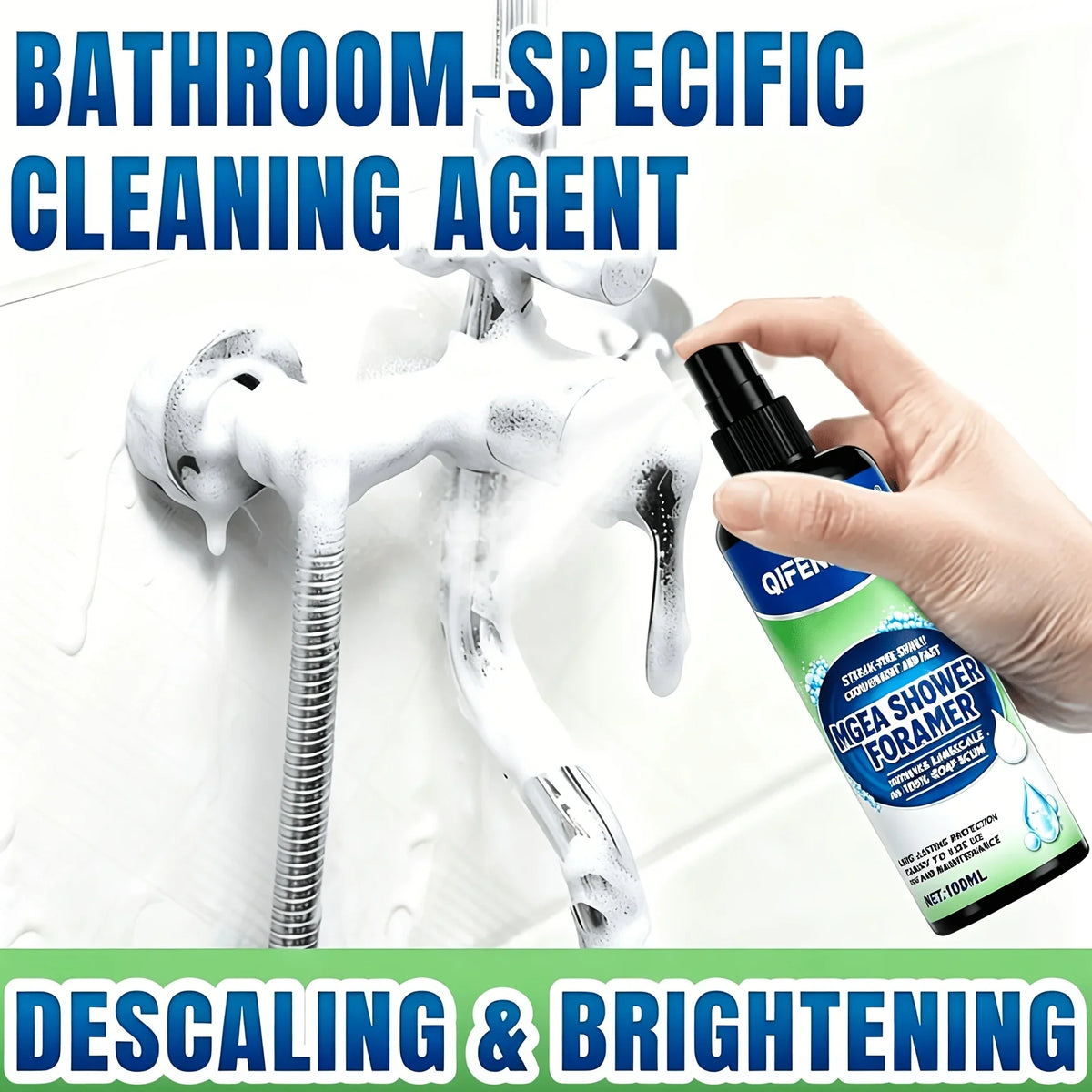 Multi-Purpose Bathroom Spray Cleaner – Soap Scum & Grout