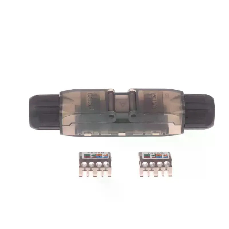 Tool-Less CAT5E Network Extension Connector Junction Box