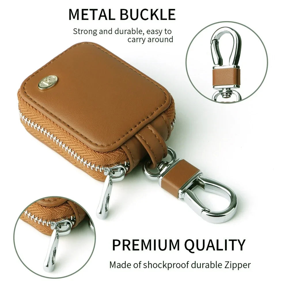Leather Ke Organizer Protective Wallet Cases Edc Bluetooth Backpack