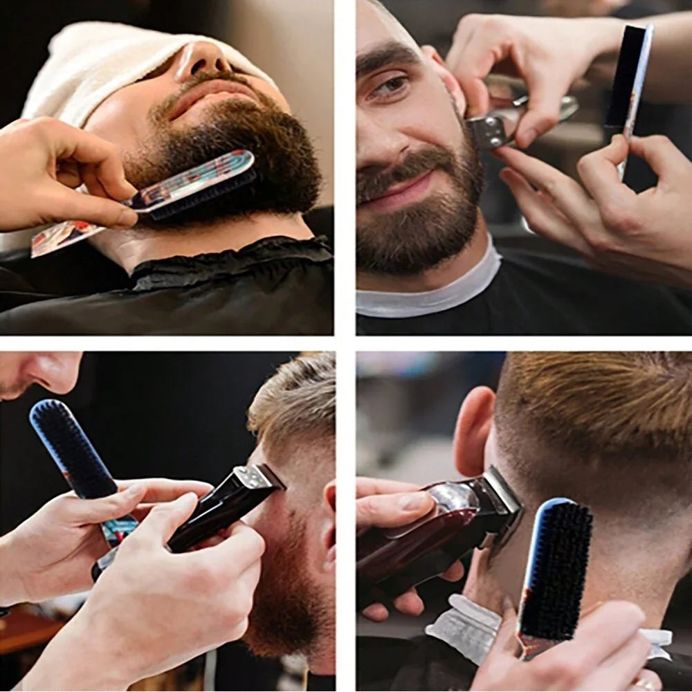 Retro Print Anti-Static Hair Comb – Men's Styling & Detangling