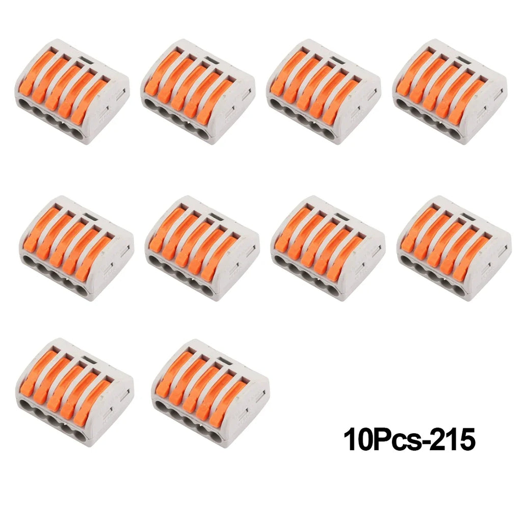 10-Pack Lever Nut Wire Connectors | Quick Splice Terminal Block