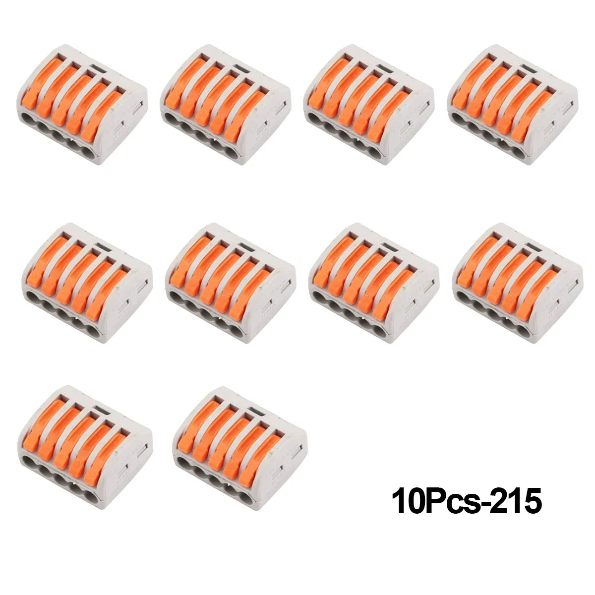 10-Pack Lever Nut Wire Connectors | Quick Splice Terminal Block