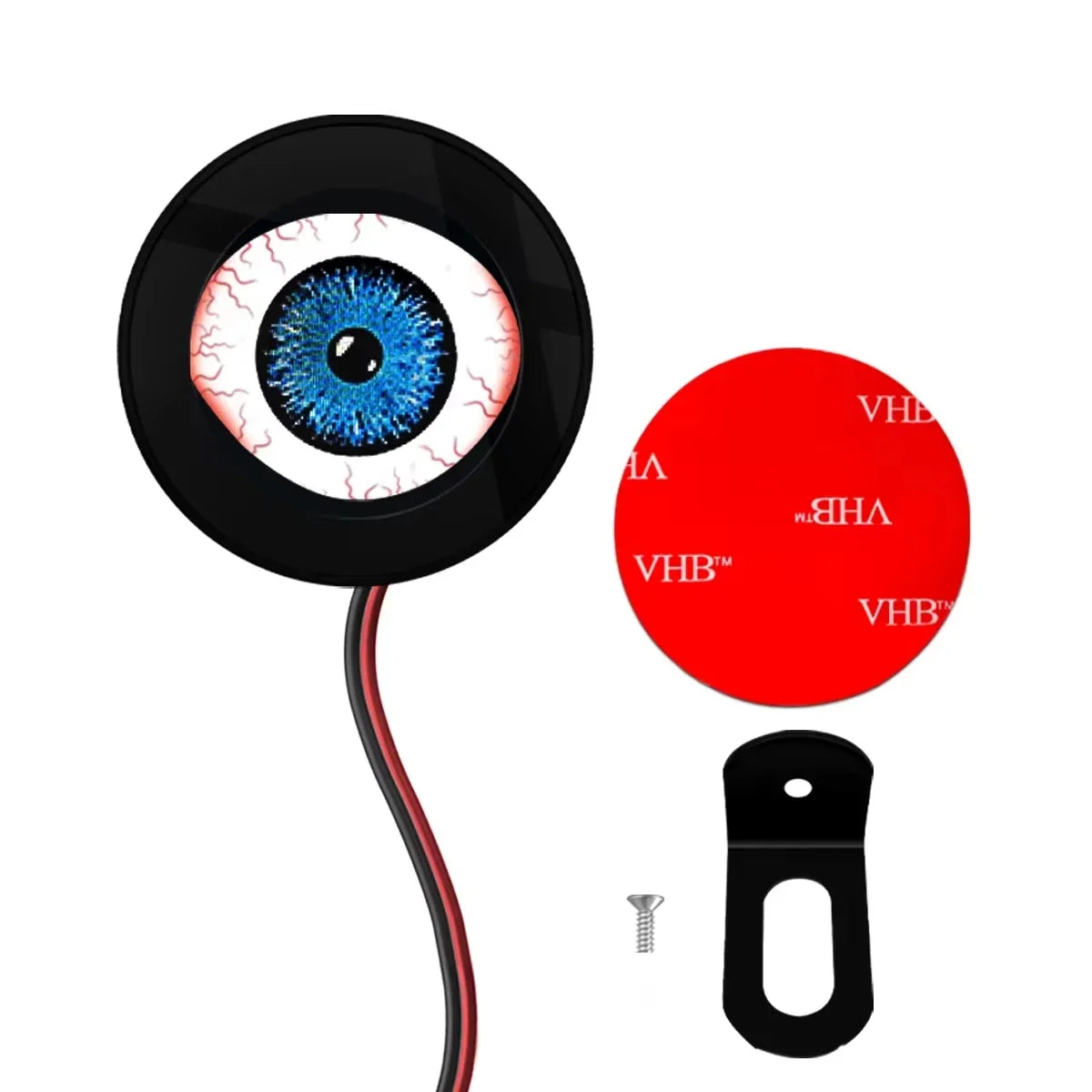 3D Devil Eye LED Motorcycle Decorative Light | 5V–36V Kit