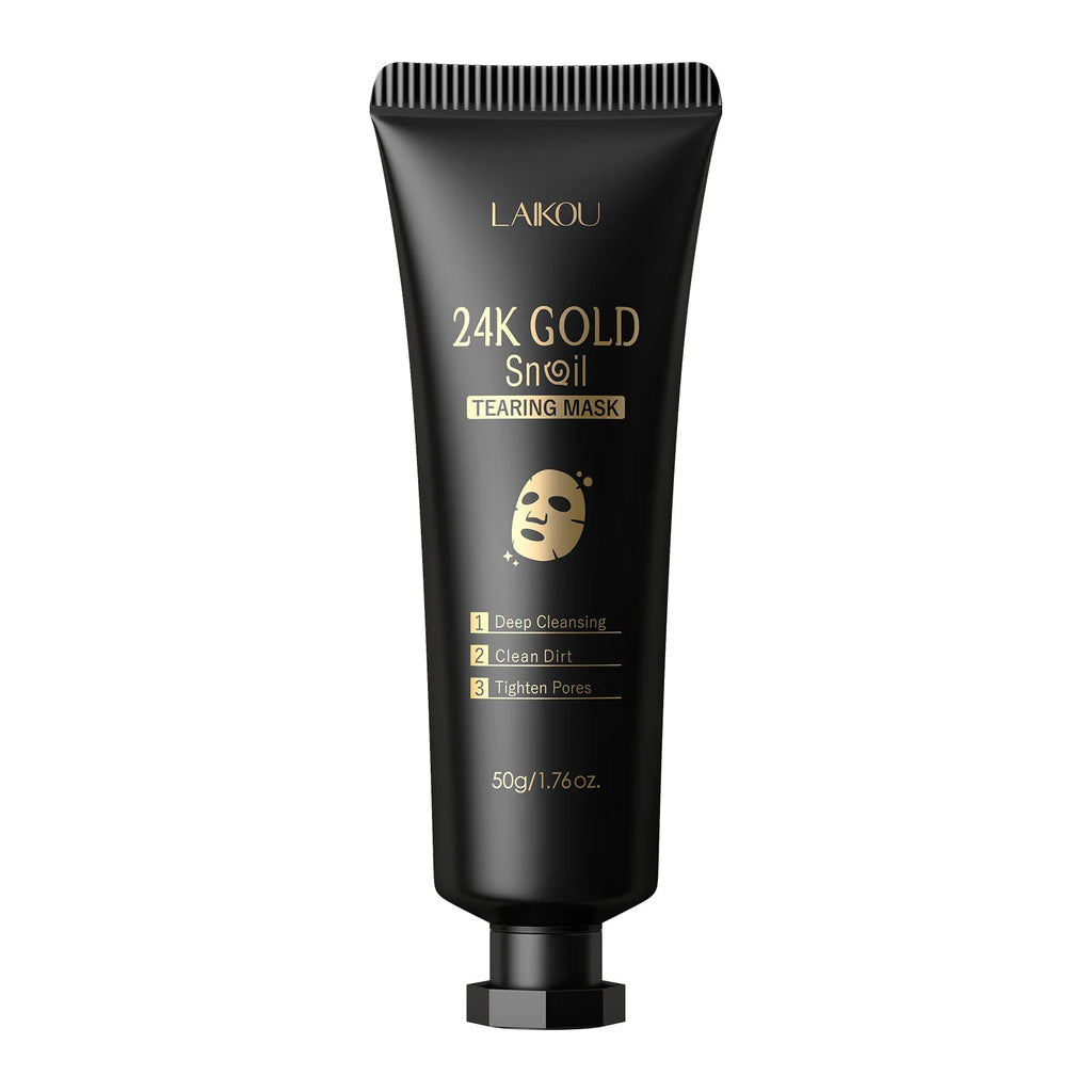 LAIKOU 24K Gold Snail Peel Off Mask – Blackhead & Pore Cleaner