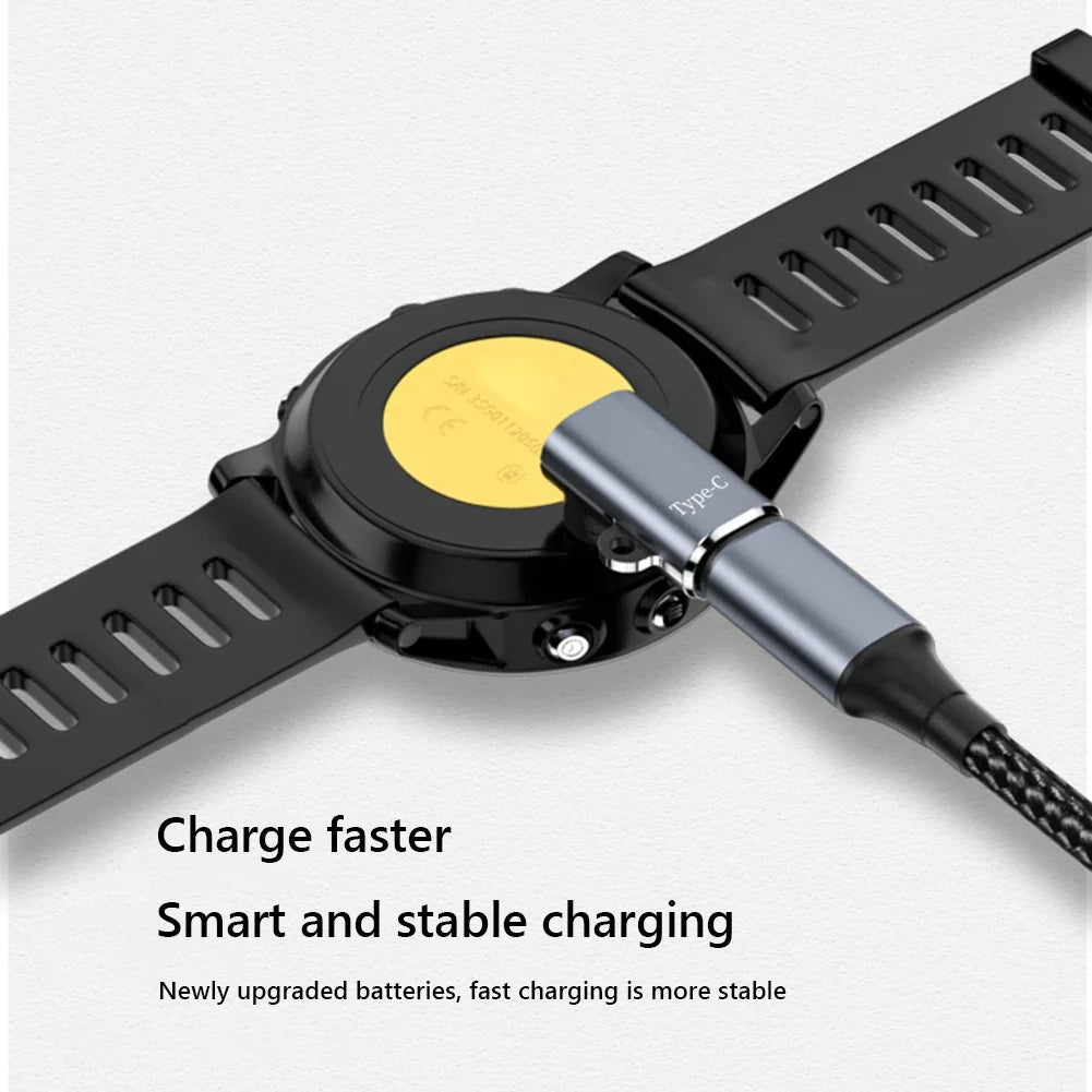 C Ios USB Charger Adapter Garmin Fenix 7 6 5 Instinct 2S Venu 2 EPIX