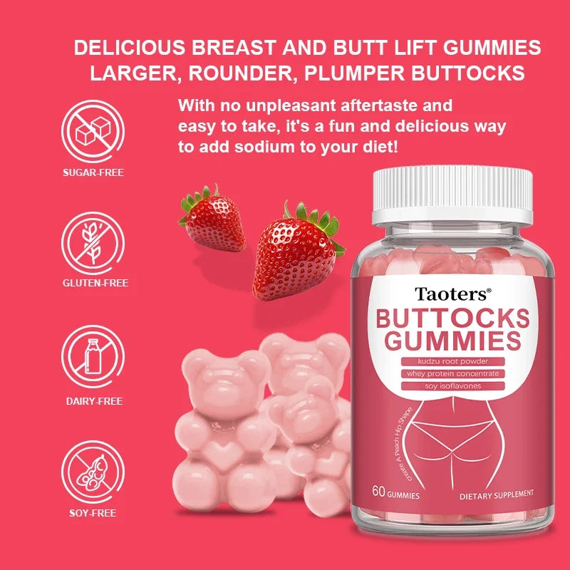 Curve Enhancement Gummies – Body Firming & Shaping | 60 Capsules