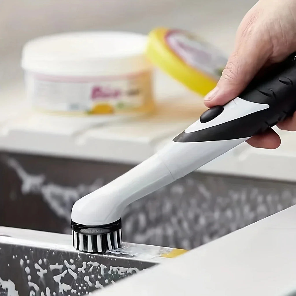 HOMEFISH Electric Cleaning Brush Set with 4 Brush Heads