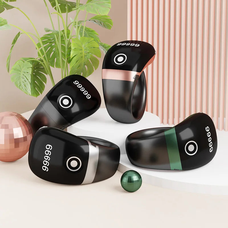 Touch Count Smart Ring – App Counting & Time Reminder Button