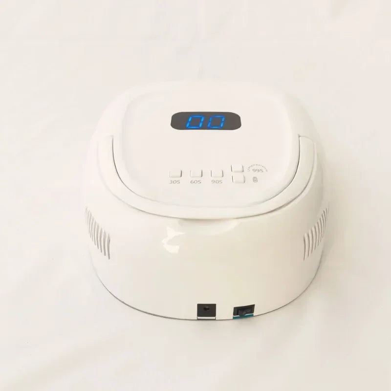 60W Cordless UV LED Nail Lamp | 15600mAh Rechargeable Gel Dryer