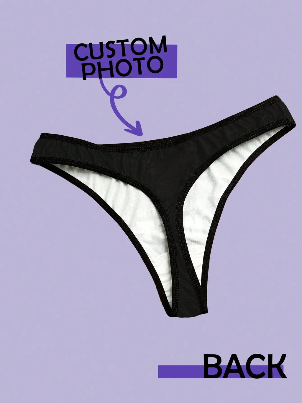 Custom Face Thong | Personalized Women's Underwear Gift