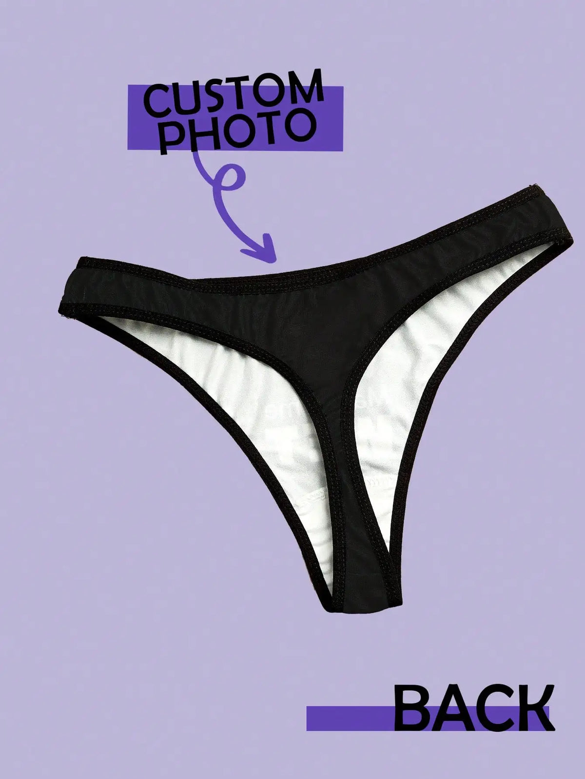 Custom Face Thong | Personalized Women's Underwear Gift