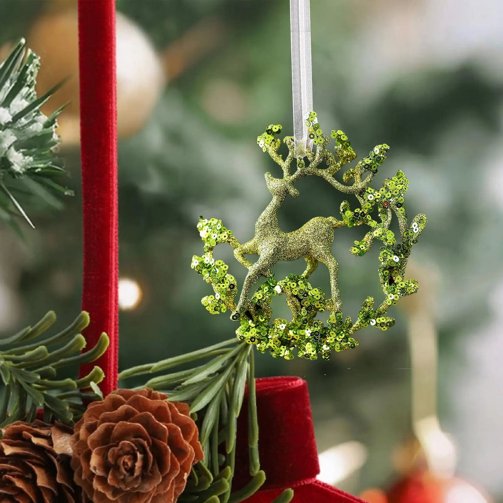 3D Snowflake Christmas Ornament | Glitter Festive Pendant Decor