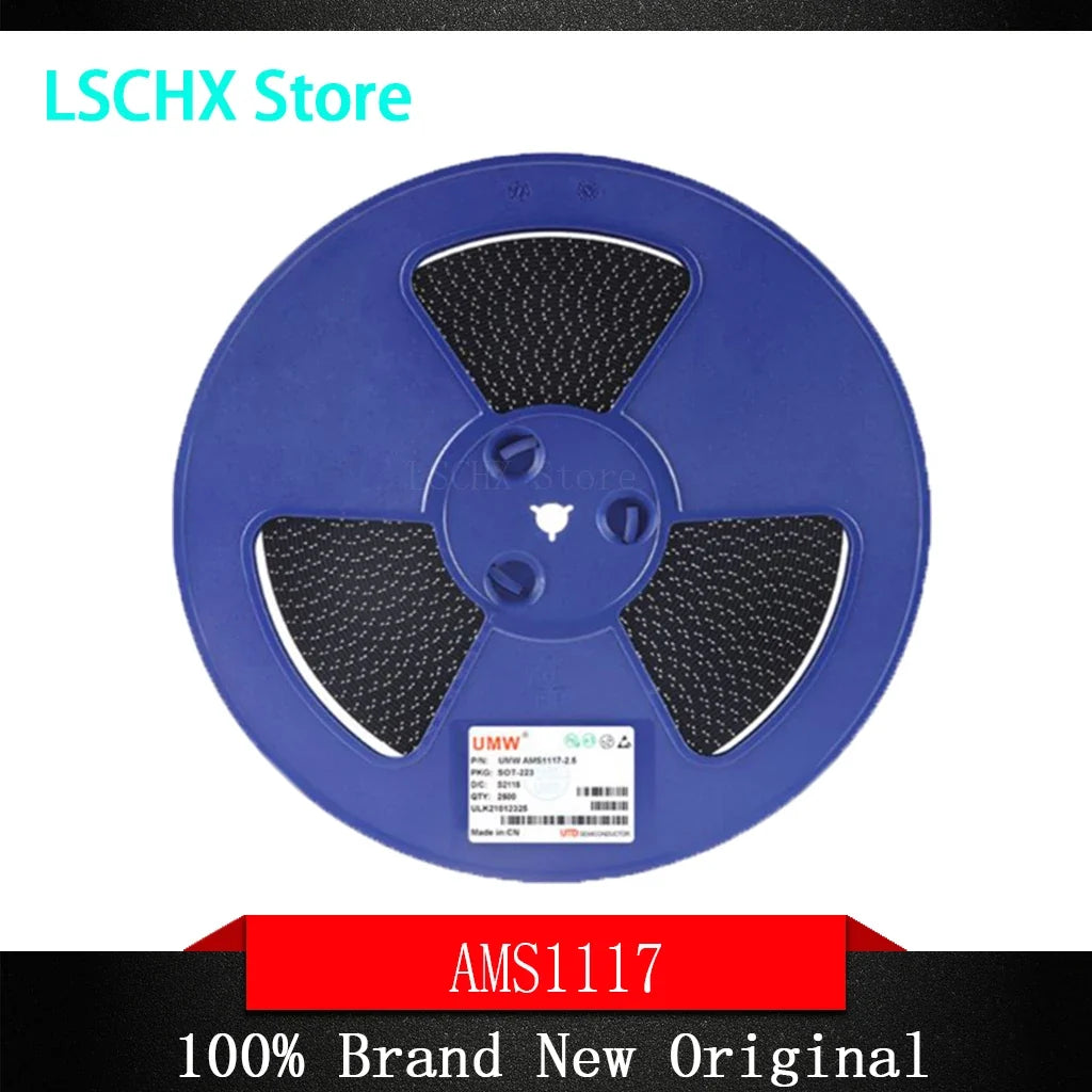 AMS1117 SOT-223 Voltage Regulator IC – 2500pcs Reel All Variants