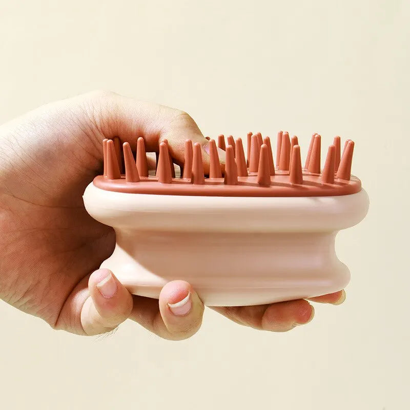 Silicone Scalp Massage Shampoo Brush | Hair Washing Comb