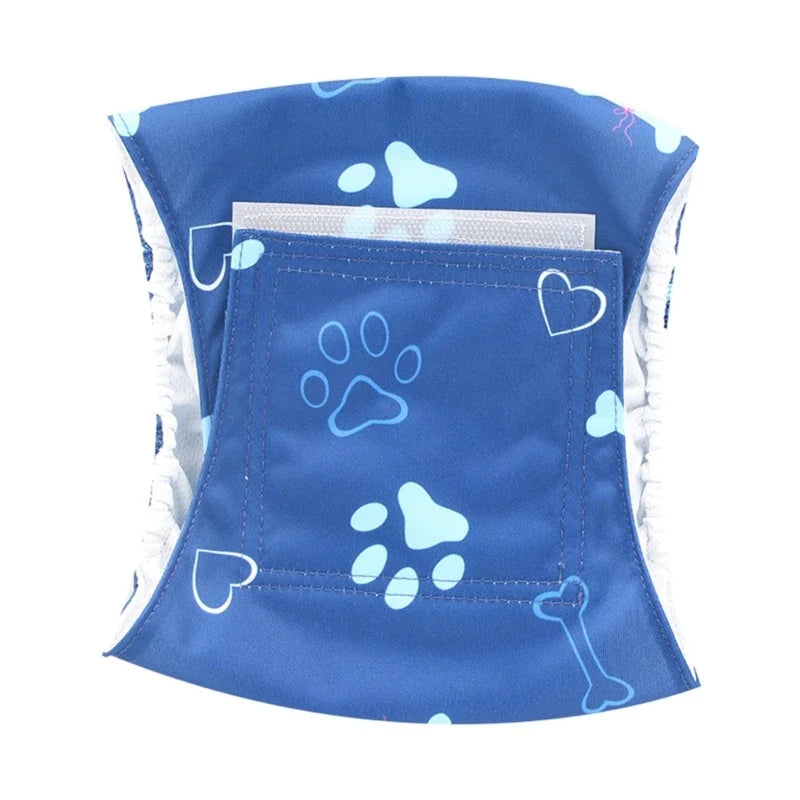 Washable Reusable Pet Diapers for Puppies & Kittens