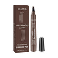 EELHOE 4-Point Microblading Eyebrow Pen | Waterproof, 5 Colors