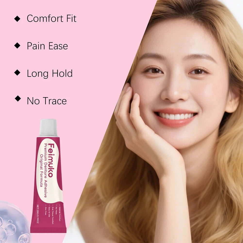 Thermoplastic Denture Adhesive Cream – Waterproof Strong Hold