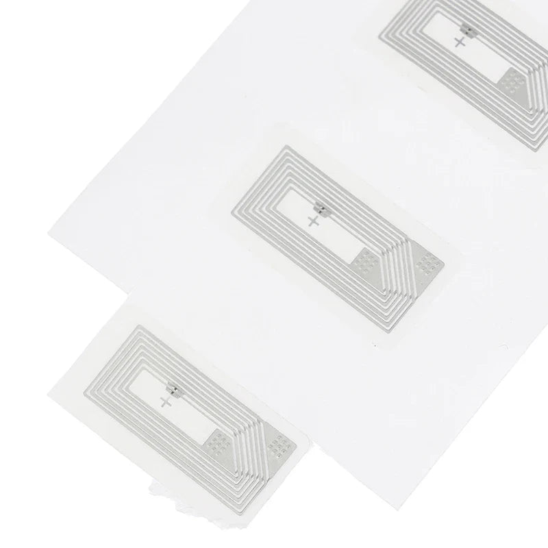 NFC NTAG213 Sticker Tags 13.56MHz RFID Wet Inlay 10/100 Pack