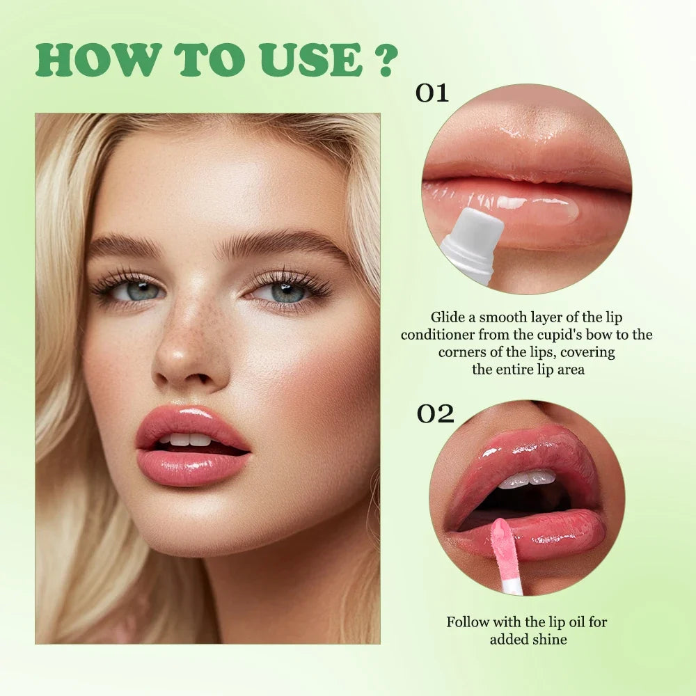 Lip Oil & Lipstick Set | Hydrating Gloss Duo 14ml+7ml