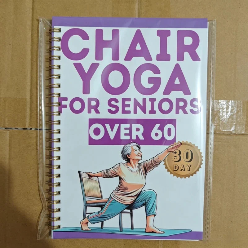 28-Day Chair Yoga Book for Seniors 60+ | Seated Workout Plan