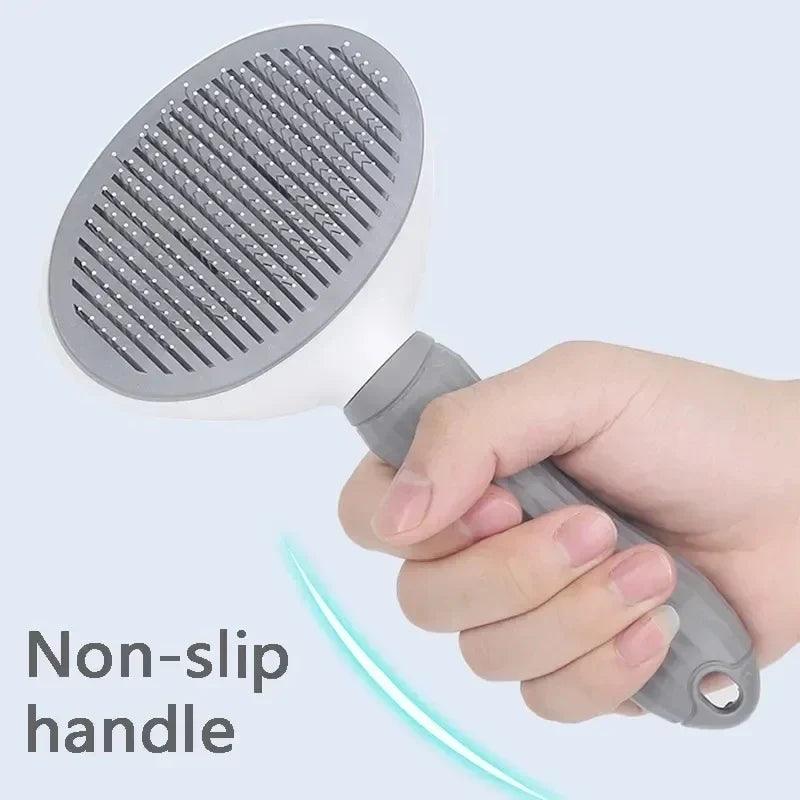 Pet Dog Brush Cat Comb Self Cleaning Hair Remover Dogs Cats Grooming