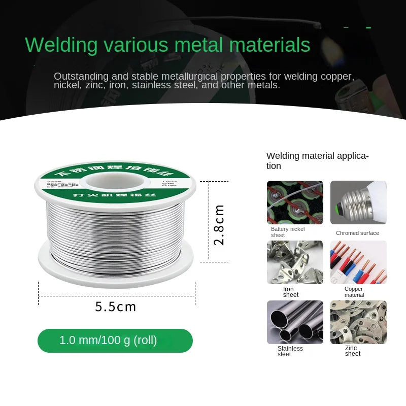 Rosin Core Solder Wire 1.0mm No-Clean Flux 2% | 20g 50g 100g