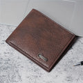 Men Wallet Vintage Women Wallets Men's Backpack Short Shoulder Bag
