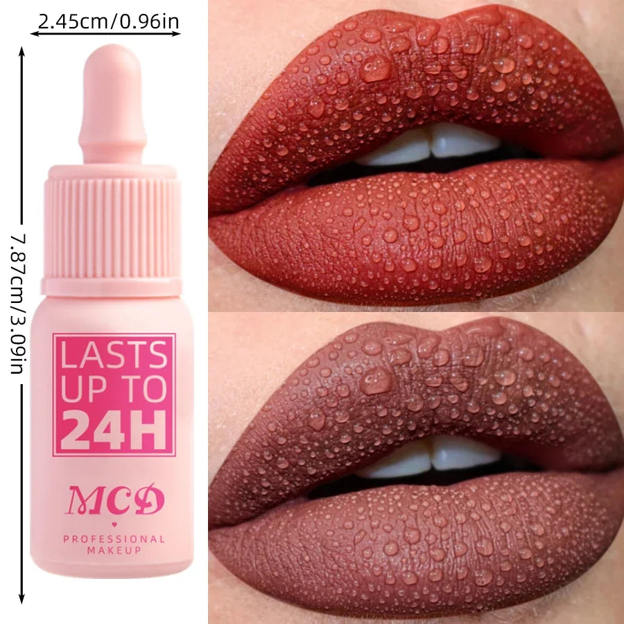 MCD 19-Color Matte Liquid Lipstick – Waterproof Long-Lasting